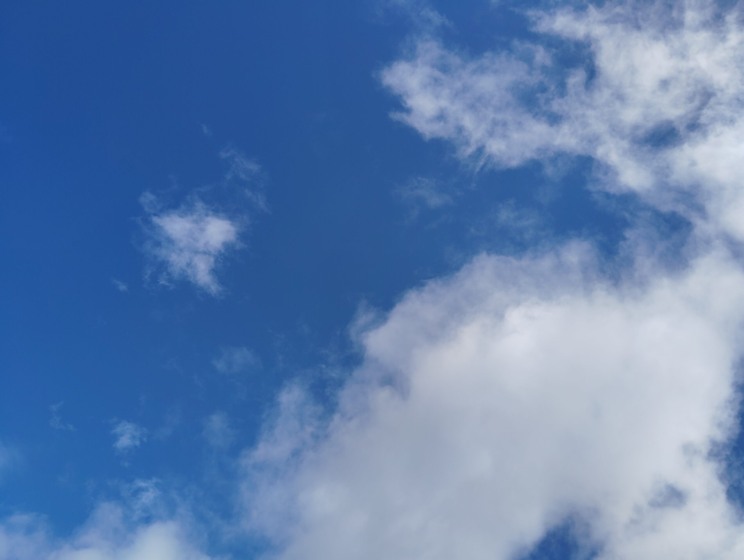 青空と雲の写真